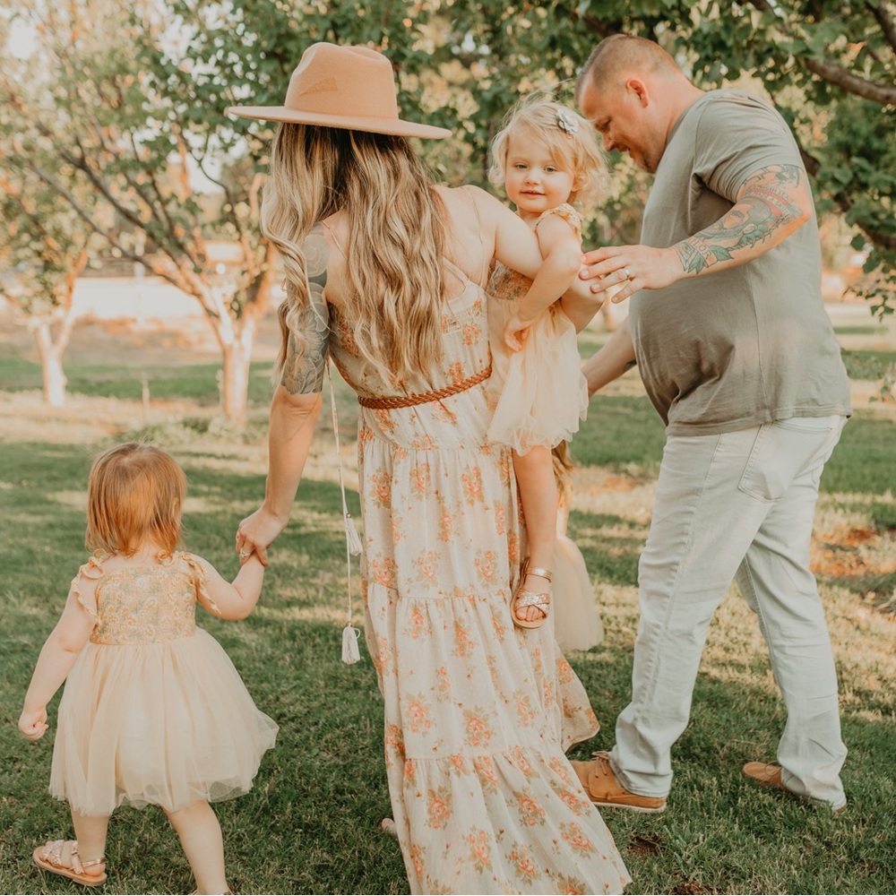 Boho floral maxi dress